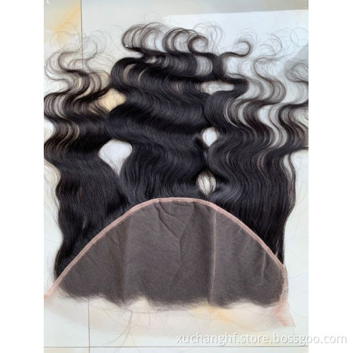 New Arrival Virgin Hair 4*4/5*5/6*6 HD Lace Closure 13*4/13*6 Lace Frontal With Bundle Grade 10A Natrual Black Hd Lace In Stock